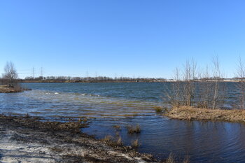 Das Bild zeigt den Baggersee in Ahlde